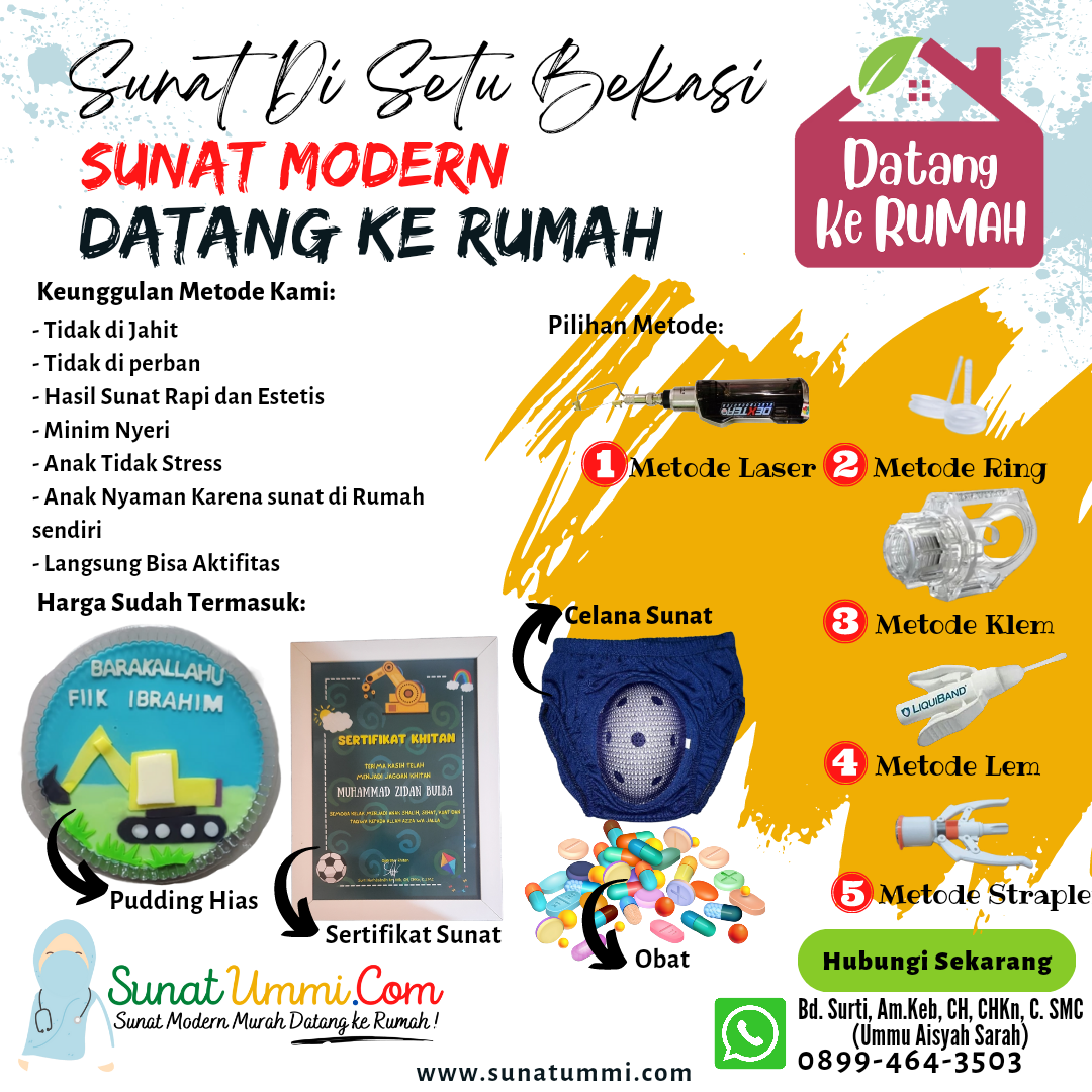 Promo Paket Sunat Dengan Diskon Spesial Terdekat Di Pahlawan Setia Kabupaten Bekasi
